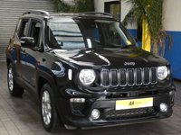 USED 2019 19 JEEP RENEGADE 1.3 LONGITUDE 5d 148 BHP SAT NAV PARKING SENSORS CRUISE 1 OWNER 6 MONTHS GOLD WARRANTY