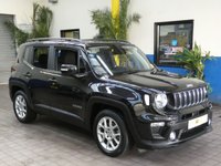 USED 2019 19 JEEP RENEGADE 1.3 LONGITUDE 5d 148 BHP SAT NAV PARKING SENSORS CRUISE 1 OWNER 6 MONTHS GOLD WARRANTY