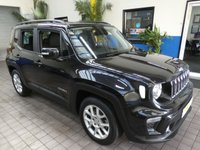 USED 2019 19 JEEP RENEGADE 1.3 LONGITUDE 5d 148 BHP SAT NAV PARKING SENSORS CRUISE 1 OWNER 6 MONTHS GOLD WARRANTY