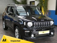 USED 2019 19 JEEP RENEGADE 1.3 LONGITUDE 5d 148 BHP SAT NAV PARKING SENSORS CRUISE 1 OWNER 6 MONTHS GOLD WARRANTY