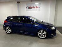 USED 2015 64 FORD FOCUS 2.0 ST-2 TDCI 5d 183 BHP * HALF LEATHER * 18" ALLOYS *  PRIVACY * CLIMATE * BLUETOOTH * ONLY &pound;20 A YEAR ROAD TAX *