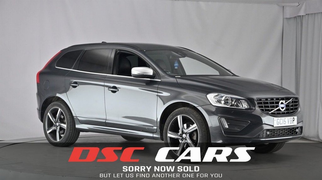 USED 2015 15 VOLVO XC60 2.0 D4 R-DESIGN NAV 5d 188 BHP FRONT & REAR PARKING SENSORS
