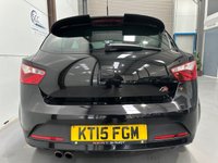 USED 2015 15 SEAT IBIZA 1.4 TSI ACT FR BLACK 3d 140 BHP 20 Tax Good History, Bluetooth