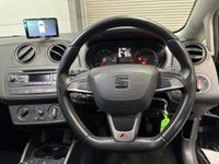 USED 2015 15 SEAT IBIZA 1.4 TSI ACT FR BLACK 3d 140 BHP 20 Tax Good History, Bluetooth