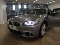 USED 2015 65 BMW 5 SERIES 2.0 520D M SPORT 4d 188 BHP STUNNING VEHICLE GREAT SPEC WITH SERVICE HISTORY AND ONLY COVERED 59,000 MILES JUST BEEN SERVICED