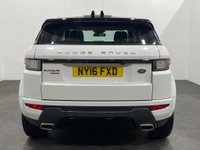 USED 2016 16 LAND ROVER RANGE ROVER EVOQUE 2.0 TD4 HSE DYNAMIC 5d 177 BHP Striking Fuji white, black pack, full black / red leather,  navigation media