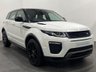 USED 2016 16 LAND ROVER RANGE ROVER EVOQUE 2.0 TD4 HSE DYNAMIC 5d 177 BHP Striking Fuji white, black pack, full black / red leather,  navigation media