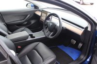 PRE-OWNED 2019 69 TESLA Model 3 0.0 STANDARD RANGE PLUS 4d 302 BHP Deep Blue Metallic, Black Interior, Parking Camera, Keyless Go, Panoramic Glass Roof, Satellite Navigation, 18" Alloy Wheels, 360 Parking Sensors, Bluetooth Audio and Phone, Electric Steering Column DAB Digital Radio, Cruise Control, Multi-Function Steering Wheel, Virtual Dash, Heated Seats, Electric Adjustable Seats, 2 Key Cards, Charging Cables, Full Tesla Service History.