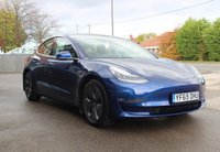 PRE-OWNED 2019 69 TESLA Model 3 0.0 STANDARD RANGE PLUS 4d 302 BHP Deep Blue Metallic, Black Interior, Parking Camera, Keyless Go, Panoramic Glass Roof, Satellite Navigation, 18" Alloy Wheels, 360 Parking Sensors, Bluetooth Audio and Phone, Electric Steering Column DAB Digital Radio, Cruise Control, Multi-Function Steering Wheel, Virtual Dash, Heated Seats, Electric Adjustable Seats, 2 Key Cards, Charging Cables, Full Tesla Service History.