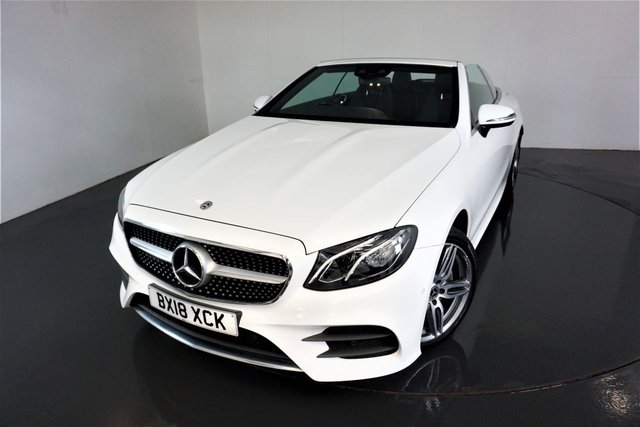 2018 18 Mercedes-Benz E-Class 2.0 E 220 D 4MATIC AMG LINE PREMIUM 2d AUTO-2 OWNER CAR-REVERSE CAMERA-ACTIVE PARK ASSIST-ELECTRIC MEMORY SEATS-BLUETOOTH-CRUISE CONTROL-SATNAV-ELECTRIC FOLDING MIRRORS-DAB RADIO-HEATED HALF LEATHER-AMBIENT ILLUMINATION-KEYLESS GO-19