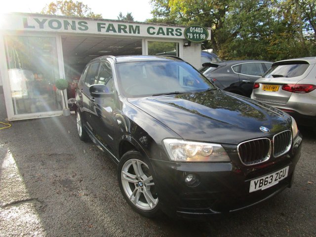 2014 63 BMW X3 2.0 XDRIVE20D M SPORT 5d 181 BHP AUTOMATIC ALL WHEEL DRIVE