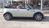 USED 2008 08 MINI CONVERTIBLE 1.6 COOPER SIDEWALK 2d 114 BHP 