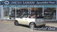 USED 2008 08 MINI CONVERTIBLE 1.6 COOPER SIDEWALK 2d 114 BHP 