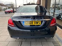 USED 2018 68 MERCEDES-BENZ C-CLASS 2.1 C 220 D AMG LINE PREMIUM PLUS 4d 170 BHP PANORAMIC ROOF | BURMESTER SOUND