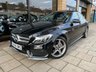 USED 2018 68 MERCEDES-BENZ C-CLASS 2.1 C 220 D AMG LINE PREMIUM PLUS 4d 170 BHP PANORAMIC ROOF | BURMESTER SOUND
