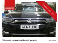 USED 2017 67 VOLKSWAGEN PASSAT 1.4 GTE DSG 5d 156 BHP SAT NAV HEATED SEAT PARK PILOT 2 OWNERS VW SERVICE HISTORY 6 MONTHS GOLD WARRANTY