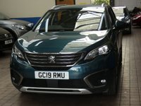 USED 2019 19 PEUGEOT 5008 1.5 BLUEHDI S/S ALLURE 5d 129 BHP 7 SEAT SAT NAV PARKING SENSORS 6 MONTHS GOLD WARRANTY