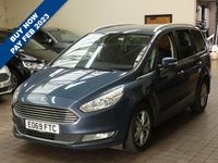USED 2019 69 FORD GALAXY 2.0 TITANIUM ECOBLUE 5d 148 BHP 7 SEAT SAT NAV PARKING SENSORS 6 MONTHS GOLD WARRANTY
