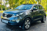 USED 2012 62 KIA SPORTAGE 1.7 CRDI 3 SAT NAV 5d 114 BHP PANORAMIC SUN ROOF - REVERSING SENSORS - SATELLITE NAVIGATION
