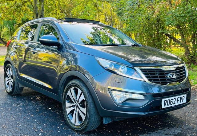 2012 62 Kia Sportage 1.7 CRDI 3 SAT NAV 5d 114 BHP