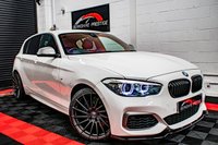 USED 2019 19 BMW 1 SERIES 3.0 M140I SHADOW EDITION 5d 335 BHP FSH + RED LEATHERS + PRO NAV