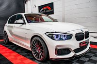 USED 2019 19 BMW 1 SERIES 3.0 M140I SHADOW EDITION 5d 335 BHP FSH + RED LEATHERS + PRO NAV