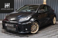 USED 2021 21 TOYOTA YARIS 1.6 GR-Y CIRCUIT 3d 257 BHP STUNNING IN PRECIOUS BLACK WITH ARUM GOLD WHEELS, CAMERA, CARPLAY/ANDROID - WARRANTY UNTIL 2024!