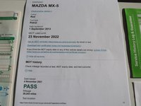 USED 2013 63 MAZDA MX-5 1.8 I VENTURE EDITION 2d 125 BHP LOW MILEAGE GREAT SPECIFICATION WITH SERVICE HISTORY