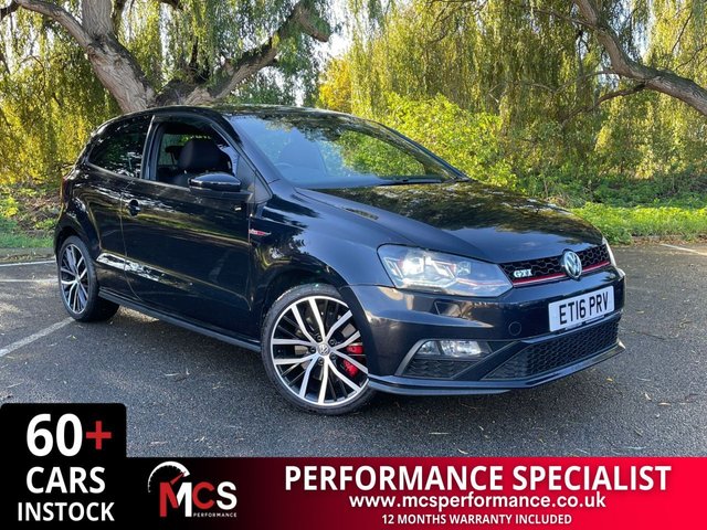 2016 16 VOLKSWAGEN POLO 1.8 GTI DSG 3d 189 BHP SPORT PERFORMANCE PACK DCC & FOLDING MIRRORS & APP CONNECT
