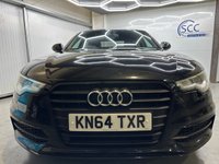 USED 2014 64 AUDI A6 2.0 TDI ULTRA BLACK EDITION 4d 188 BHP &pound;30 Tax, BOSE,Nav, &pound;5k Extras