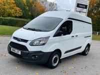 USED 2016 16 FORD TRANSIT CUSTOM 2.2 290 LR P/V 99 BHP NO VAT ** NO VAT **EXTRA HIGH ROOF