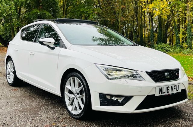 2016 16 Seat Leon 2.0 TDI FR TECHNOLOGY 5d 184 BHP PAN ROOF/NAV/HEATED SEATS
