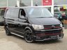 USED 2018 67 VOLKSWAGEN TRANSPORTER 2.0 T32 TDI KOMBI SPORTLINE BMT 201 BHP Finished in DEEP BLACK with BLACK LEATHER EMBOSED SEATS. This Transporter is a great drivers van. It has long been the icon of the british roads. This van is great value, practical, economical and versitile with its 6 seats. This Van is plus VAT.  Features include, 18" Alloys, Air Con, Cruise Control, Side Bars, Sport Line Kit, Rear Park Sensors, Rear camera and much more. Serviced at 20229 miles, 54938 miles,  102000 miles on arrival (inc Cam Belt and Water Pump).