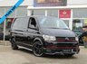 USED 2018 67 VOLKSWAGEN TRANSPORTER 2.0 T32 TDI KOMBI SPORTLINE BMT 201 BHP Finished in DEEP BLACK with BLACK LEATHER EMBOSED SEATS. This Transporter is a great drivers van. It has long been the icon of the british roads. This van is great value, practical, economical and versitile with its 6 seats. This Van is plus VAT.  Features include, 18" Alloys, Air Con, Cruise Control, Side Bars, Sport Line Kit, Rear Park Sensors, Rear camera and much more. Serviced at 20229 miles, 54938 miles,  102000 miles on arrival (inc Cam Belt and Water Pump).