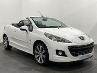 USED 2014 S PEUGEOT 207 1.6 CC ROLAND GARROS 2d 120 BHP 1 Owner , 19977 Miles , Striking Bianco white / Silver full leather