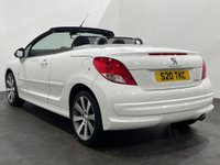 USED 2014 S PEUGEOT 207 1.6 CC ROLAND GARROS 2d 120 BHP 1 Owner , 19977 Miles , Striking Bianco white / Silver full leather