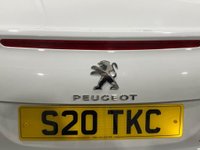 USED 2014 S PEUGEOT 207 1.6 CC ROLAND GARROS 2d 120 BHP 1 Owner , 19977 Miles , Striking Bianco white / Silver full leather