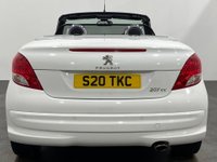 USED 2014 S PEUGEOT 207 1.6 CC ROLAND GARROS 2d 120 BHP 1 Owner , 19977 Miles , Striking Bianco white / Silver full leather