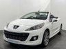 USED 2014 S PEUGEOT 207 1.6 CC ROLAND GARROS 2d 120 BHP 1 Owner , 19977 Miles , Striking Bianco white / Silver full leather