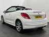 USED 2014 S PEUGEOT 207 1.6 CC ROLAND GARROS 2d 120 BHP 1 Owner , 19977 Miles , Striking Bianco white / Silver full leather
