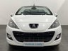 USED 2014 S PEUGEOT 207 1.6 CC ROLAND GARROS 2d 120 BHP 1 Owner , 19977 Miles , Striking Bianco white / Silver full leather