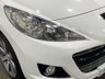 USED 2014 S PEUGEOT 207 1.6 CC ROLAND GARROS 2d 120 BHP 1 Owner , 19977 Miles , Striking Bianco white / Silver full leather