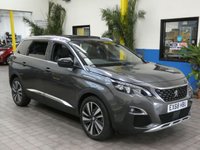 USED 2018 68 PEUGEOT 5008 1.5 BLUEHDI S/S GT LINE PREMIUM 5d 129 BHP 7 SEATS SAT NAV SUNROOF CAMERA PART LEATHER INTERIOR 6 MONTHS GOLD WARRANTY