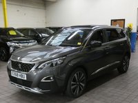 USED 2018 68 PEUGEOT 5008 1.5 BLUEHDI S/S GT LINE PREMIUM 5d 129 BHP 7 SEATS SAT NAV SUNROOF CAMERA PART LEATHER INTERIOR 6 MONTHS GOLD WARRANTY