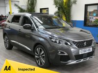 USED 2018 68 PEUGEOT 5008 1.5 BLUEHDI S/S GT LINE PREMIUM 5d 129 BHP 7 SEATS SAT NAV SUNROOF CAMERA PART LEATHER INTERIOR 6 MONTHS GOLD WARRANTY