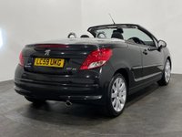 USED 2009 59 PEUGEOT 207 1.6 CC GT 2d 120 BHP Stylish convertible , Striking Oynx Metallic Black , 17" Hockeneim Alloy Wheels