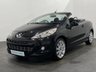 USED 2009 59 PEUGEOT 207 1.6 CC GT 2d 120 BHP Stylish convertible , Striking Oynx Metallic Black , 17" Hockeneim Alloy Wheels