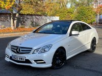 USED 2012 12 MERCEDES-BENZ E-CLASS 3.0 E350 CDI BLUEEFFICIENCY SPORT 2d 265 BHP 