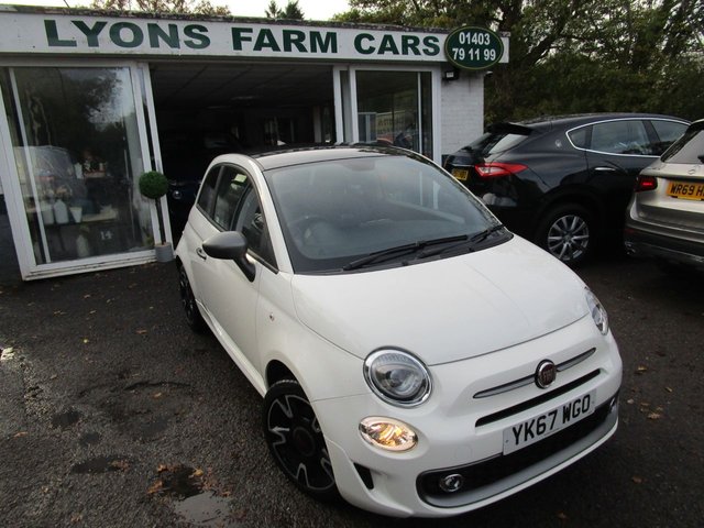 2017 67 Fiat 500 1.2 S (SPORT) 3d 69 BHP NEW SHAPE *&pound;1,500+ EXTRAS*