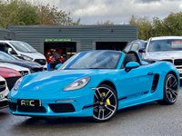 USED 2017 17 PORSCHE 718 2.0 BOXSTER PDK 2d 295 BHP *Special Order Miami Blue - �&pound;10,000 of Extras* 
